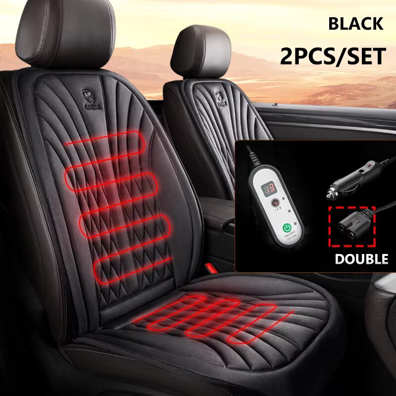 Heated Car Seat Cover 12-24V