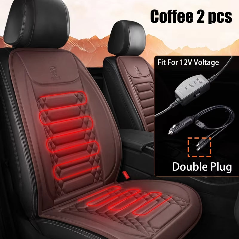 Winter Heated Car Seat Cover 12V