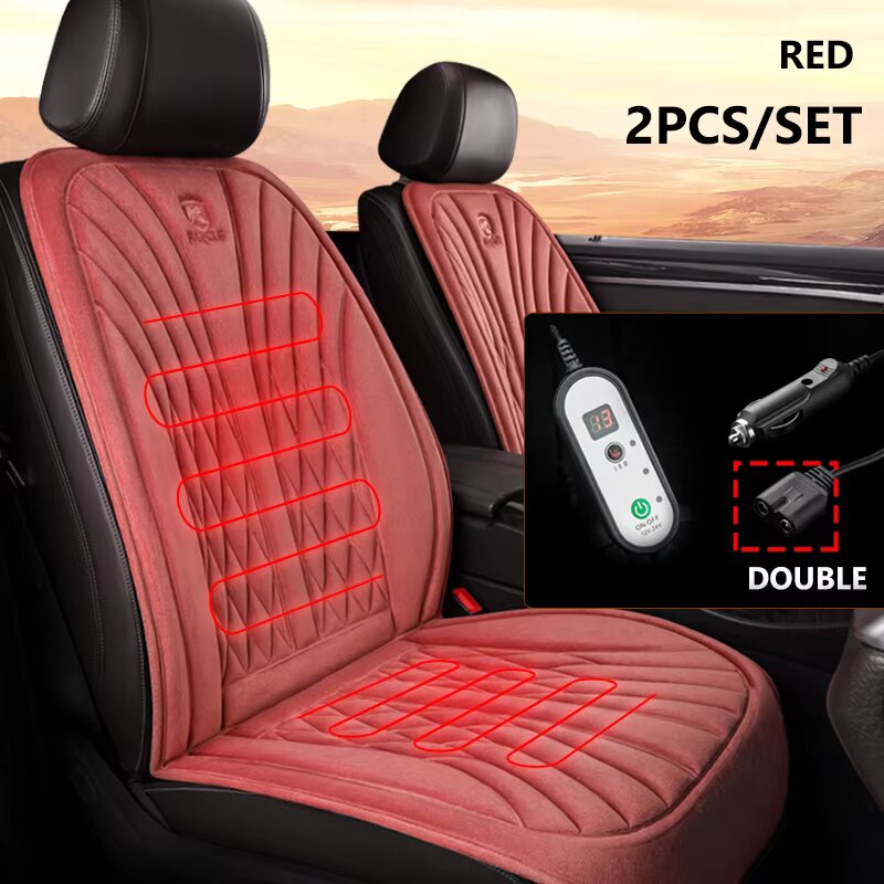 Heated Car Seat Cover 12-24V