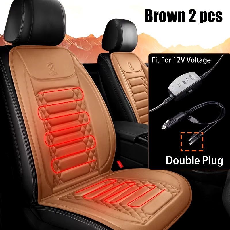 Winter Heated Car Seat Cover 12V