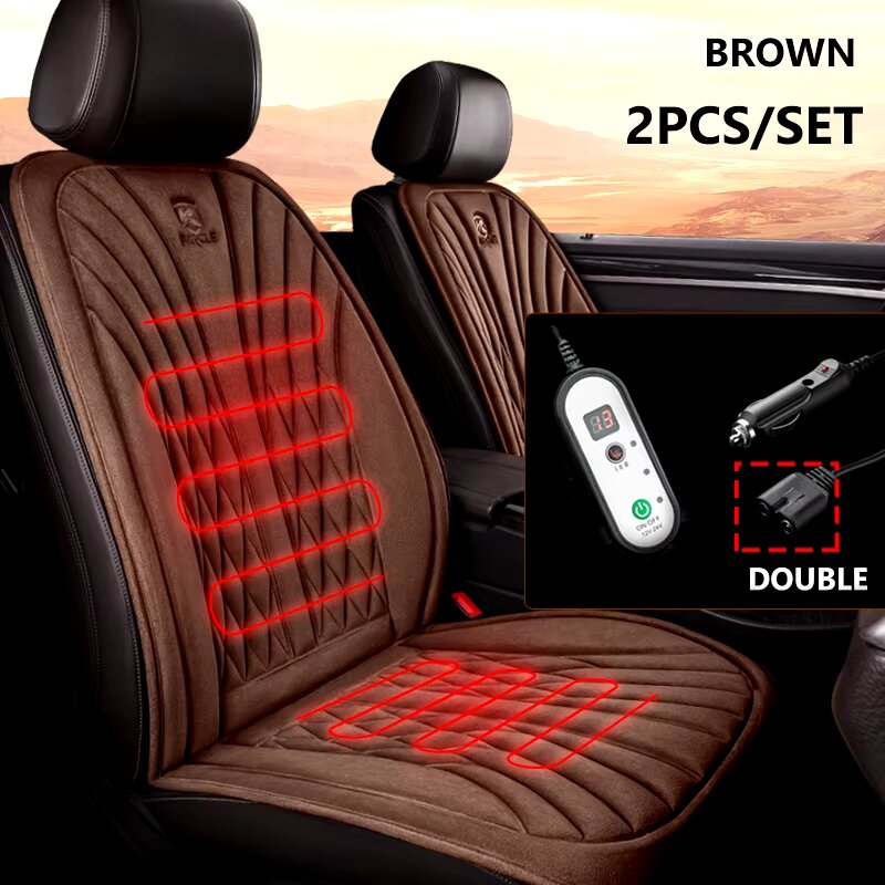 Heated Car Seat Cover 12-24V