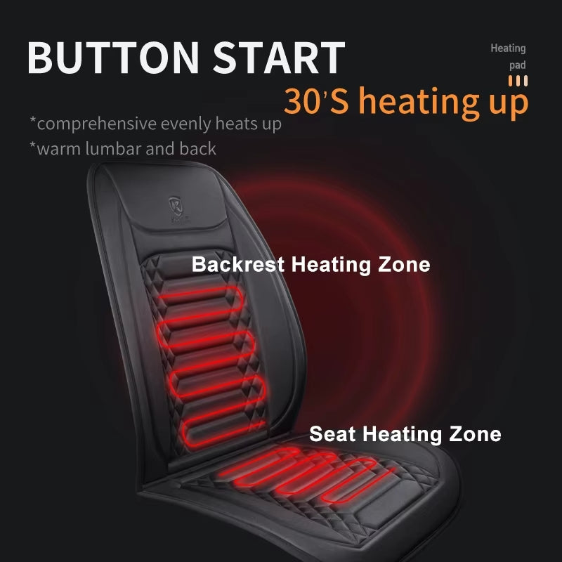 Winter Heated Car Seat Cover 12V