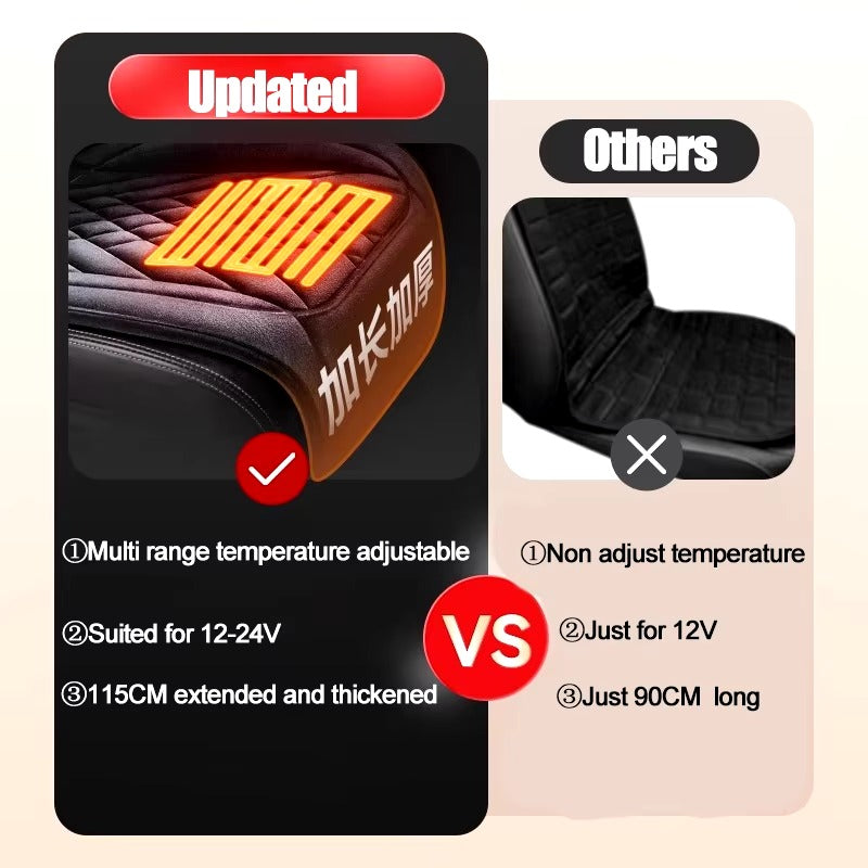 Heated Car Seat Flannel Cushion